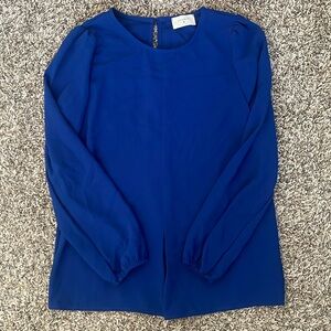 Royal Blue Long Sleeve Top